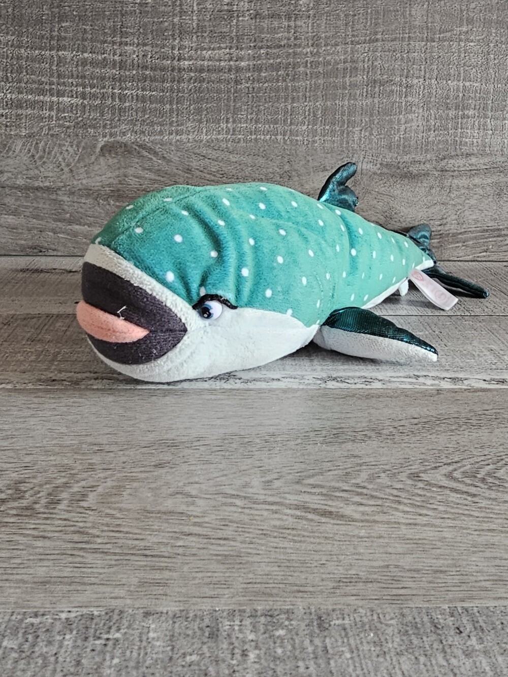 TY Sparkle Destiny Plush Stuffed Animal Green Whale Disney Finding Dory 12”